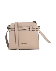 Bolso con bandolera Mujer Beige -- Mujer