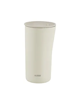 Tazza termica - Tazza thermos BURI Crema beige - Alessi - FashionsVida