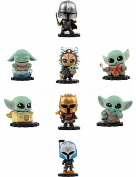 Expositor surtido 8 figuras sorpresa El Mandaloriano Star Wars Monogram modelos surtidos - Hot Toys - FashionsVida