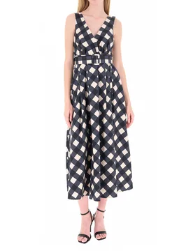Abito scollo a V BLU NAVY XS - Rinascimento - FashionsVida