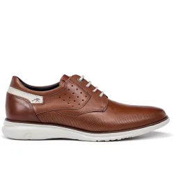 Zapatos de cordones de hombre en color y fabricados en piel