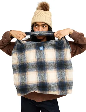 Bolsa de playa con asas de mujer Sundazed Flannel - Roxy - FashionsVida
