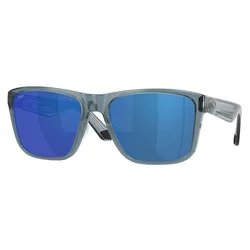 Los Alijos Polarized Sunglasses Translucent Deep Blue Blue Mirror 580P/CAT3 Men
