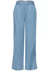 Washed Wide Leg HW Flap Detail female