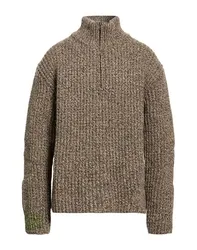 Pullover Herren Khaki L Herren