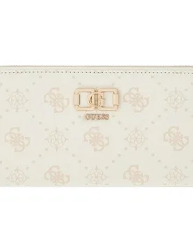 Cartera Emelie con cierre perimetral y logo - Guess - FashionsVida