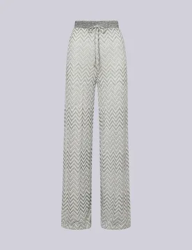 Pantalone in maglia donna nero-grigio - Liu jo - FashionsVida