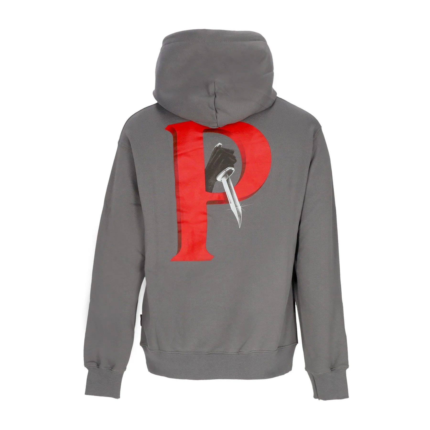 Felpa Cappuccio Uomo Crime Hoodie Grey - Propaganda - FashionsVida