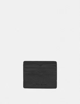 Leather Card Holder Black male - Autograph - FashionsVida