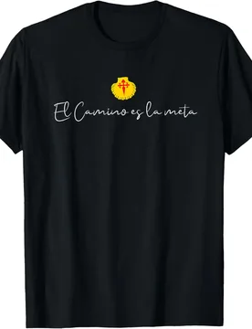 Camino De Santiago Gift El Camino Es La Meta St James Way T-Shirt Short Sleeve Casual 100% Cotton T Shirt - Aliexpress - FashionsVida