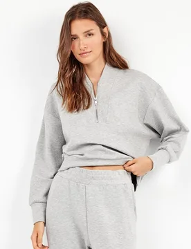Sudadera de mujer double soft touch con cremallera - Gisela - FashionsVida