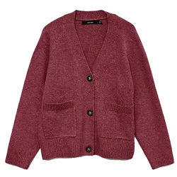 Cardigan Boom Windsor Wine / Melange L