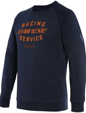 Felpa PADDOCK SWEATSHIRT Nero Arancio taglia 3XL - Dainese - FashionsVida