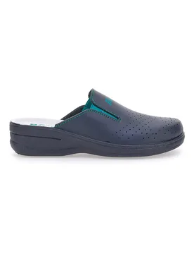 Ciabatte da Lavoro Blu in Pelle 329 37 - BIO UP - FashionsVida