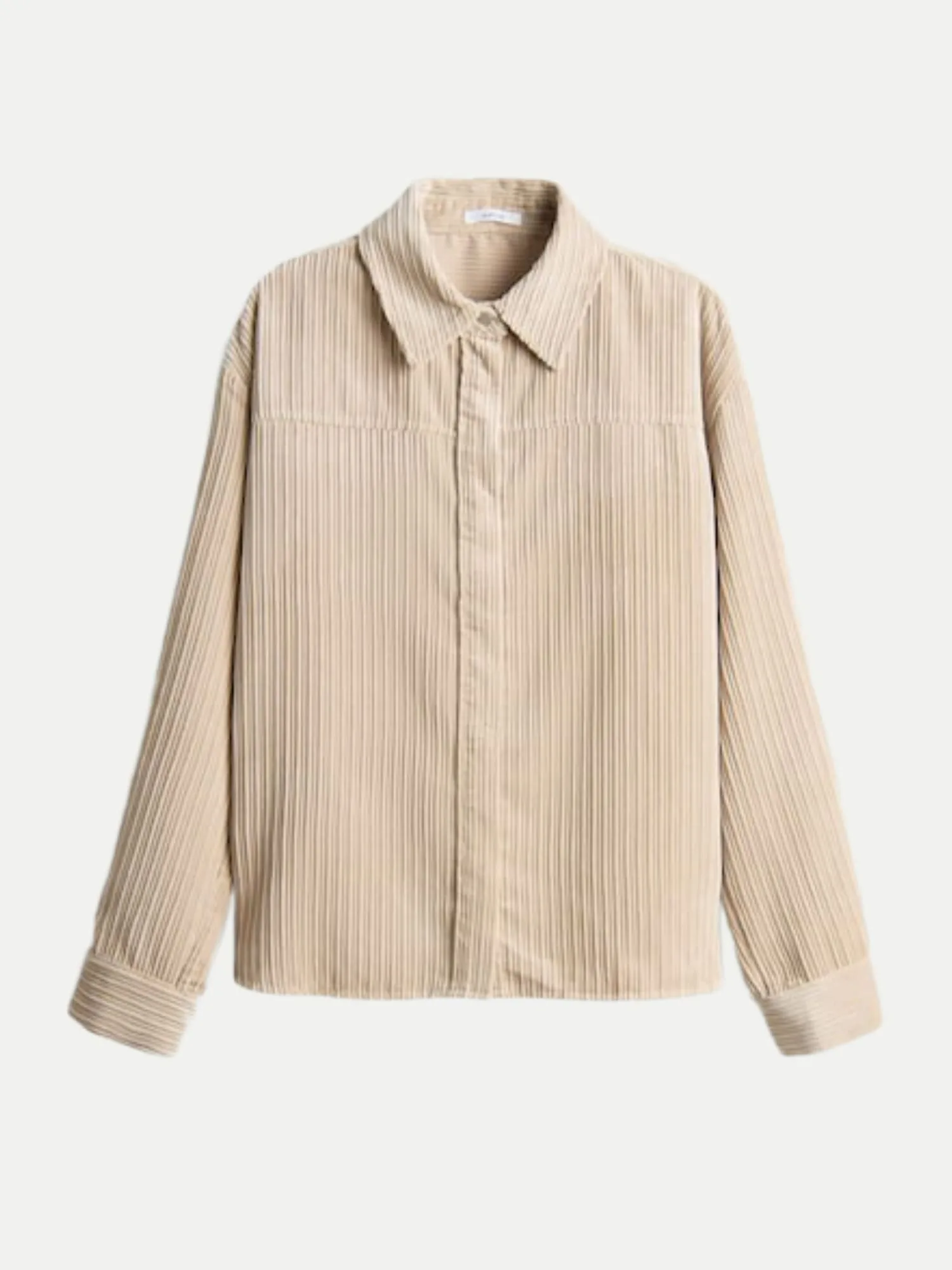 Overshirt aus Cord Flanky Beige 42 - Opus - FashionsVida