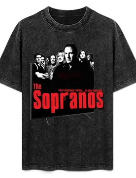 The Sopranos- 3-D Pop out T.V T-Shirt Casual Minimalist Short Sleeve Top - Aliexpress - FashionsVida