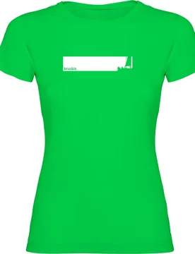 Sail Frame Short Sleeve T-shirt Light Green 2XL Women - Kruskis - FashionsVida