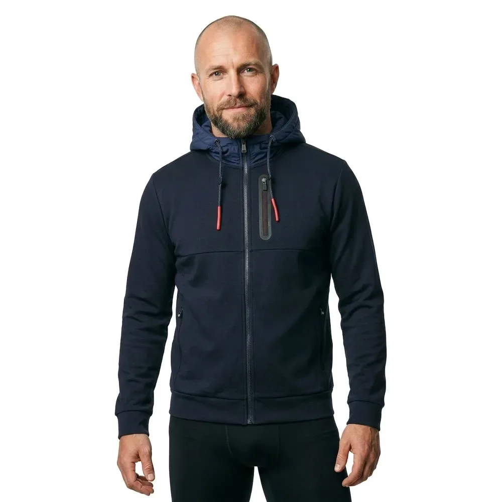 Poole Full Zip Sweatshirt Dark Navy L Men - Sea Ranch - FashionsVida