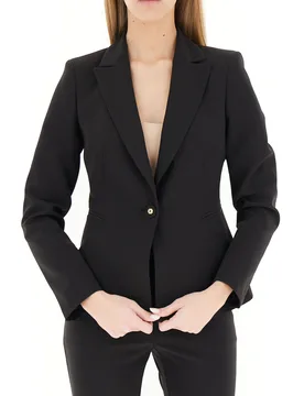 Blazer monopetto NERO XS - Rinascimento - FashionsVida