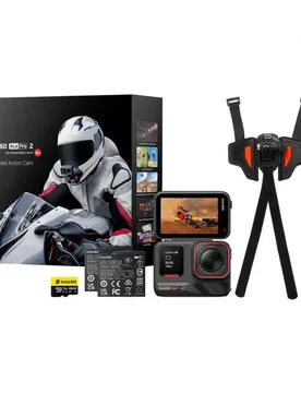 Telecamera D´azione Ace Pro 2 Motorcycle Bundle Black - Insta360 - FashionsVida