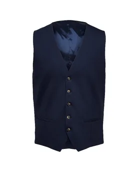 Chaleco de traje SLHSLIM-NEIL azul oscuro 94 - Selected - FashionsVida
