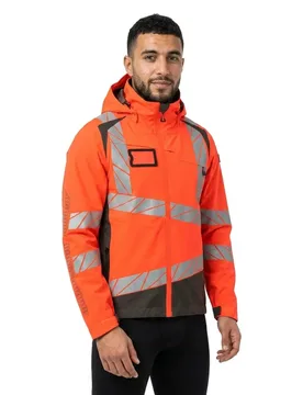 Veste De Pluie Accelerate Safe 19301 Outer Lining Hi-Vis Red / Dark Anthracite 5XL - MASCOT - FashionsVida