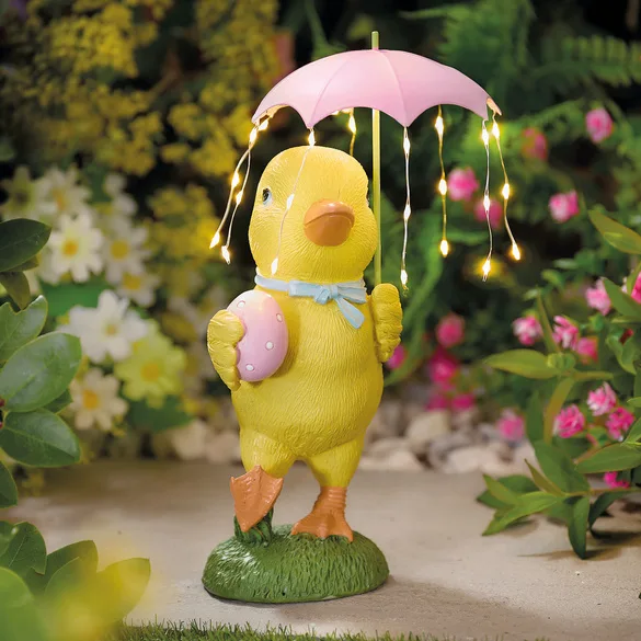 Solardeko "Küken mit Regenschirm" - Gainsborough - FashionsVida