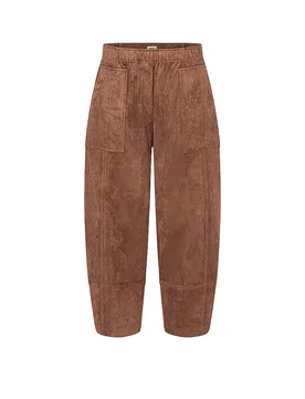 Hose Barrel Leg TILDA camel 32 Damen - Mac - FashionsVida
