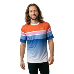 Performance Mc Paris Short Sleeve T-shirt Orange Alert / Ro L