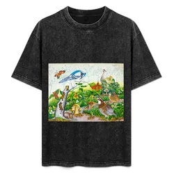 Backyard Animals T-Shirt Basic Regular Fit Casual T-Shirt
