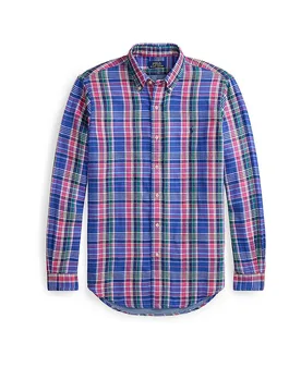 POLO Overshirt Custom Fit lila M Herren - Ralph Lauren - FashionsVida