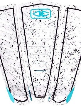 Pad De Traction Kanoa Igarashi Signature Tail 3 Unités White / Blue One Size unisex - Ocean & Earth - FashionsVida