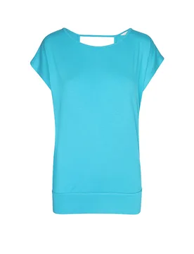 Yogashirt da donna Jangama turchese S - Spirit Of Om - FashionsVida
