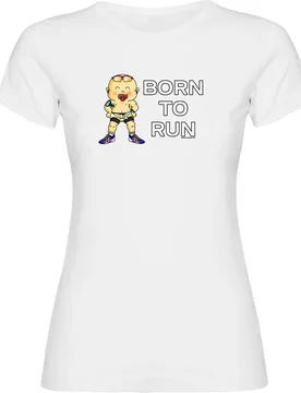 Maglietta A Maniche Corte Born To Run White M - Kruskis - FashionsVida
