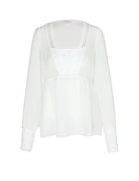 Blouse traditionnelle crème 36 - Trentini - FashionsVida