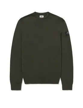 Ecoalf Pull BAYONA olive M - Ecoalf - FashionsVida