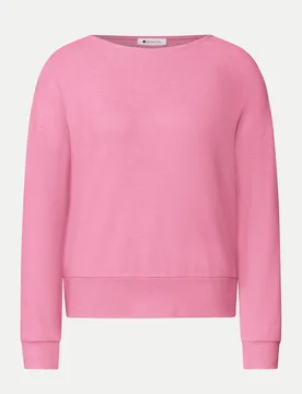 Basic Jerseyshirt Rosa 38 - Street One - FashionsVida