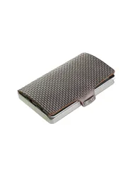 Portafoglio STEEL BLASTED MILANAISE grigio