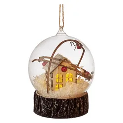 Weihnachtsdekorationen Decorazione Ceppo Casa C-Led Einheitsgrösse