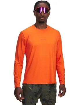 Mens Rck Chill Ls In Orange - Size X-Small - Under armour - FashionsVida