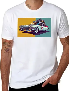 The Ectomobile Ecto-1: The Iconic Ghostbusters Car vol.16 T-Shirt t shirt man casual T-Shirt - Aliexpress - FashionsVida