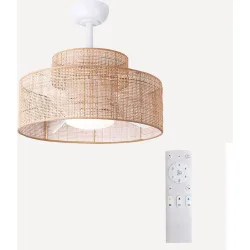 Ventilador de techo con luz LED y motor DC Nilo
