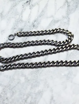 I-souled 9.5mm Pure Titanium Cuban Link Chain Necklace for Men Women With OT Clasp 24” With Gift Bag - Aliexpress - FashionsVida
