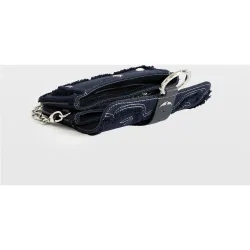 Zadig & Voltaire - Bolso mini denim con anilla y cadena