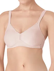 Womens Modern Soft + Cotton N Full Cup Bra - Beige - Size 44dd