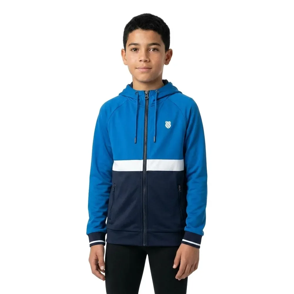 Core Team Sweatshirt French Blue / White / Navy 152 cm - K-swiss - FashionsVida