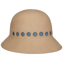 Leavida Wool Cloche Hat by - beige - Damen - Size: One Size