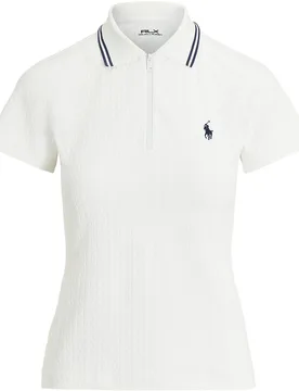 Polo Knit 1/2 Zip, weiss l - Ralph Lauren - FashionsVida