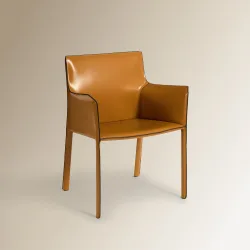 Sillón de piel regenerada Módena