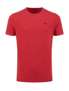 Weird Fish Hooked Branded T-Shirt Size XL - men men all-mens men tshirts men tshirts plain offers mens-2-for-40-tees - Barberry Red Marl - FashionsVida